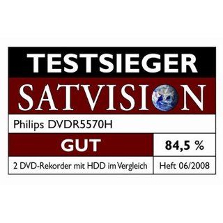 Philips DVDR 5570 H DVD Rekorder 250 GB (Upscaling 1080p, HDMI, DivX