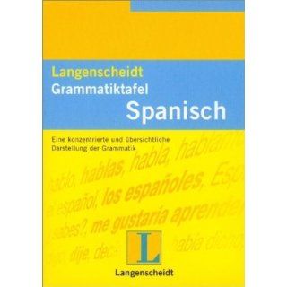 Langenscheidts Grammatiktafeln, Spanisch Eine konzentrierte und