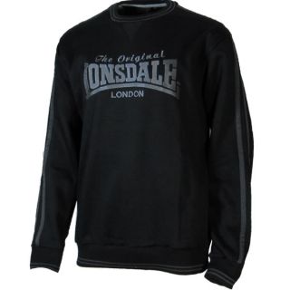 Lonsdale Herren Classic Sweatshirt schwarz Gr. XL Pullover Sweat neu