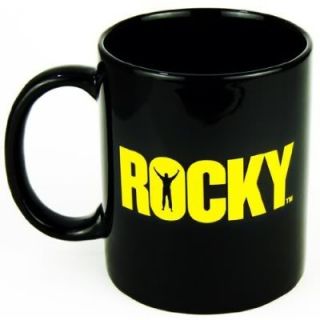 Rocky Balboa 80er Retro Tasse Italian Stalion Kaffeetasse schwarz neu