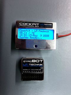 GyroBot 900 Heli und Cockpit Programmierbox