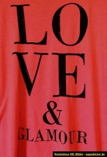 Edles +++LOVE+++ Long Shirt*Gr. 54 56*Koralle*Neu