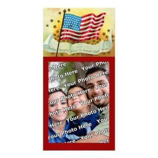 Star Spangled Banner American Flag Photo Card
