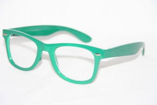 Nerd Brille Klarglas ohne Stärke Glasses Unisex Retro Vintage Style