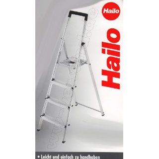 HAILO ALU Leiter L15 8914 101 4 Stufen: Baumarkt