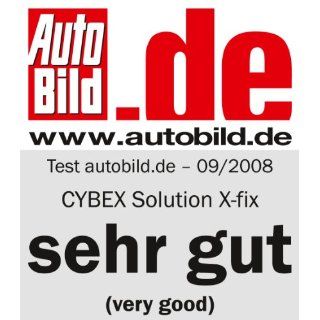 Cybex 512116009 Solution X Fix Autositz Gruppe II, III, pure black
