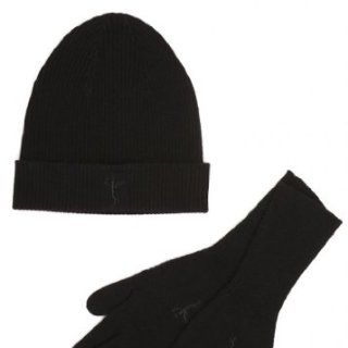 CITIZEN CASHMERE Damen Kaputze + Handschuhe Set, Handgestrickt, 100%