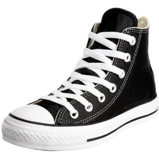 Converse Leather All Star 1S581, Unisex   Erwachsene Sneaker, Schwarz