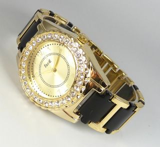 Uhr Damenuhr Armbanduhr Metall Strass NEUB Ware# 159