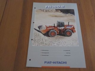 Prospekt Fiat Hitachi Radlader FR 160.2
