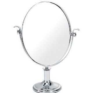 Danielle Kosmetikspiegel oval mit Stand Chrom 100% Spiegelfläche 5