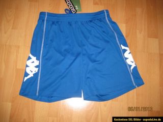 Kappa Short Trainingshose Sporthose blau Größe L   NEU