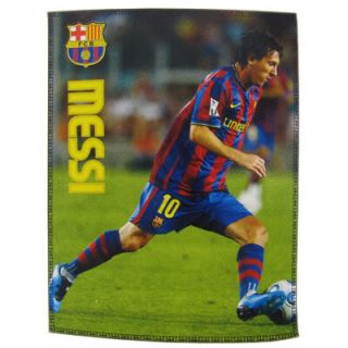 Barcelona Tages Decke Lionel Messi Kuscheldecke 120x150 Fleece Decke