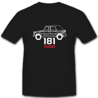 181 Kübel Kübelwagen the Thing Kurierwagen Bw Kult T Shirt *4256