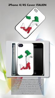 Iphone 4/4S Cover Hülle Case ITALIEN Fahne Flagge Italy EM 2012