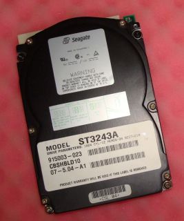 214MB Seagate ST3243A 915003 023 CBSHBLD10 Hard Drive