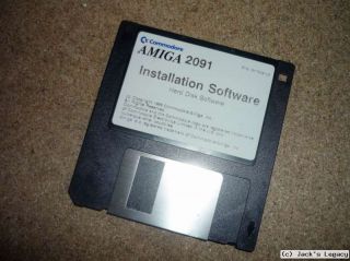 A2091 HD Install Disks NEW Commodore Amiga 2000