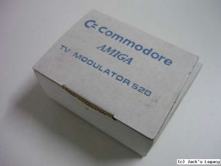 BOXED & COMPLETE A520 A 520 TV Modulator Commodore Amiga 500 600 1000
