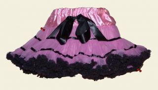 Lolita Cosplay Sissi 3 lagig schwarz pinker short Petticoat 36 40