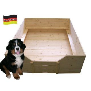 Wurfbox/Wurfkiste für Hunde incl. Welpenschutz 140x120x42cm 
