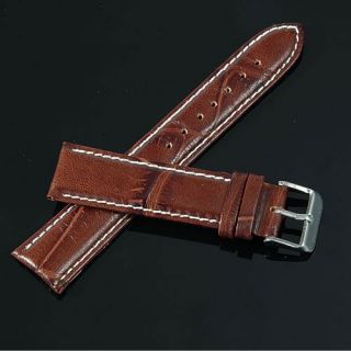 Neu AK Echt Leder Armband schwarz/braun Uhrenarmband 20MM/22MM/24MM