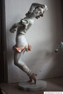Extrem schöne Porzellanfigur Tänzerin Ursula Deinert aus Porzellan