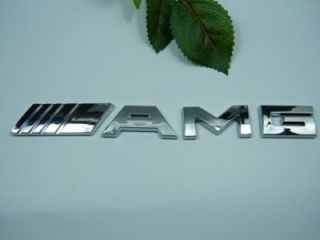 D213 Benz Silber AMG Auto Aufkleber 3D Emblem Sticker TOP