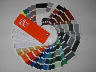 RAL Farbkarte Farbfächer Ralkarte mit 210 RAL Farben