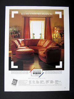 Roche Bobois Player Sectional Hans Hopfer Designed 1996 print Ad