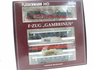 FLEISCHMANN 1894 ZUG SET F ZUG GAMBRINUS AC C232