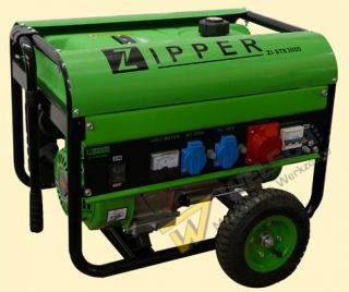 Zipper Stromerzeuger 230V 400V STE 3000 Generator 232
