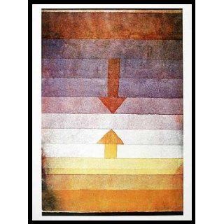 Scheidung Abends von Paul Klee, gerahmtes Bild, Kunstdruck mit Rahmen