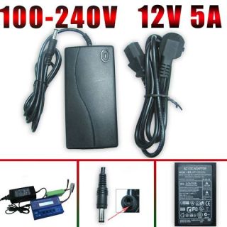 lipo charger 100 240V 12V 5A AC/DC power adapter Supply