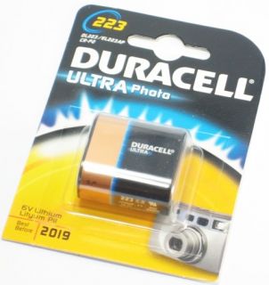 Duracell Ultra Photo CR P2 / DL223 Lithium Batterien Blister
