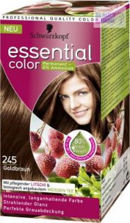 Schwarzkopf Essential Color Haarfarbe 245 Goldbraun
