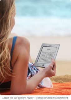 Kindle Touch Touchscreen eReader mit WLAN, 15 cm (6 Zoll) E Ink