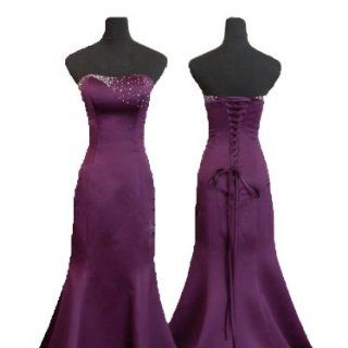 Qpid Showgirl Sexy klassisches Design Abendkleid Ballkleid, Farbe lila