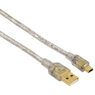 Hama Mini USB 2.0 Kabel transparent Computer & Zubehör