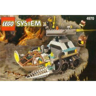 LEGO System Rock Raiders 4970 Chrome Crusher Power Bohrer 