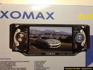 XOMAX XM DTSB4306 RADIO, DVD, CD, MP3, MP4, BLUETOOTH, USB, RDS 4 x 60