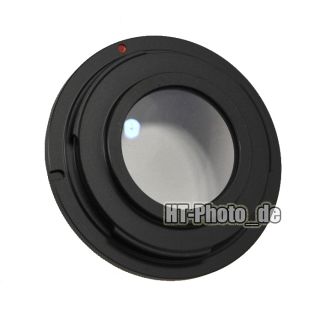 M42 Nikon Adapter mit Glaslinse für M42 Objektiv an Nikon Kamera