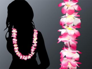 24 Stk. Hawaiiketten Hawaii Hula Kette Hawaiikette Blumenkette Hawai