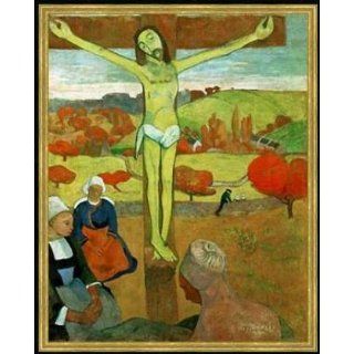 Bild mit Rahmen Paul Gauguin, Gekreuzigter Christus oder Der gelbe