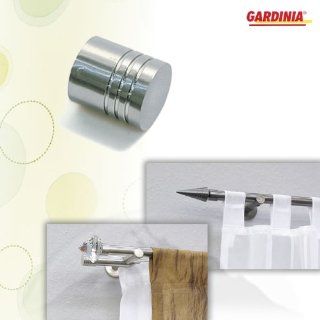 Gardinia Endknopf Zylinder Farbe Titan Küche & Haushalt