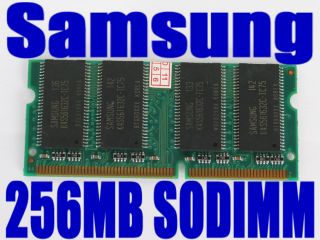Samsung 3rd 256 MB SO DIMM SD RAM PC133 NOTEBOOK SPEICHER SDRAM