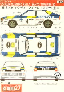 Up for offer is this hard to get Studio 27 SANYO decal set for Tamiya