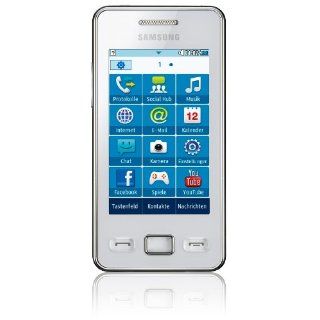 Samsung Star II S5260 Smartphone 3 Zoll ceramic white 