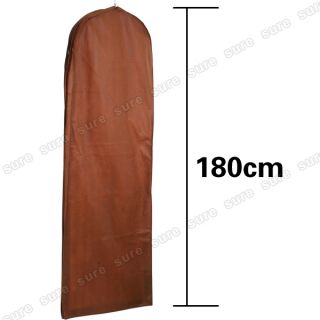 Kleidersack Kleiderhülle Schutzhülle 180x57,5cm Braun / Beige gut f
