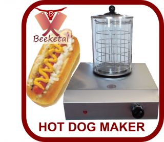 Beeketal Hot Dog Maker Maschine Erhitzer HotDog