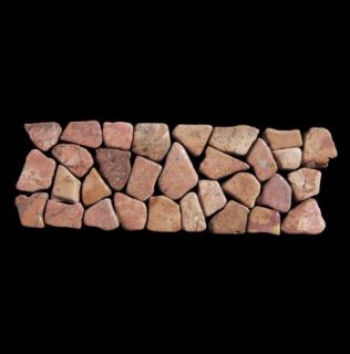 Mosaikfliesen Küchen Bad Fliesen Marmor Bordüren Toskana Rot BM 002